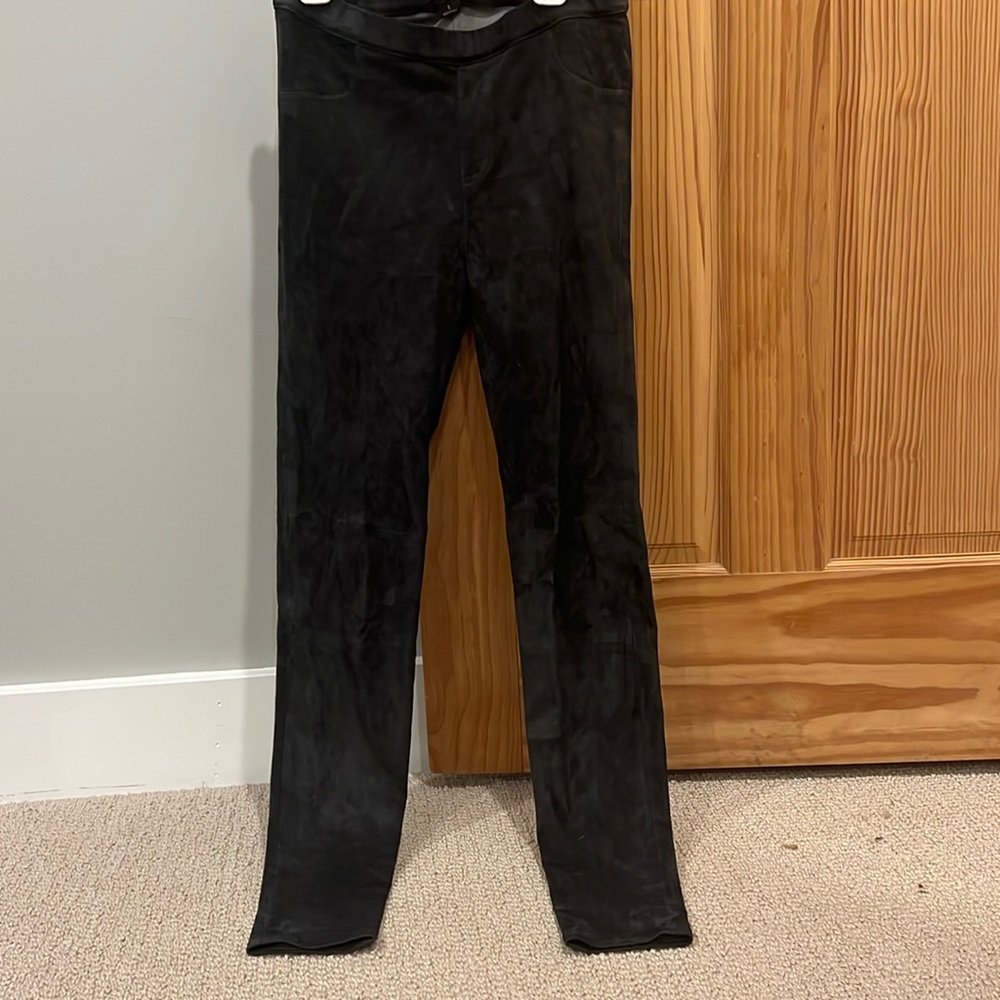 AS by DF Kenny Stretch Suede Leggings · Elastic Waistband · 100% Leather